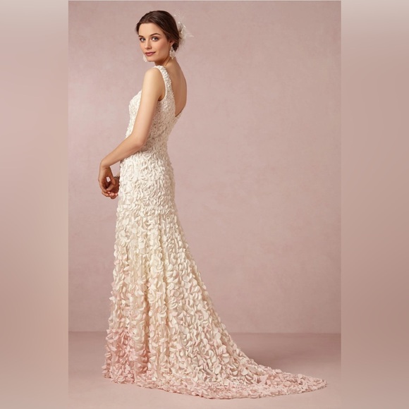 NWT BHLDN Anthropologie Theia Emma Cherry Blossom Wedding Prom Gown 2 NWT $2195 - Picture 7 of 15